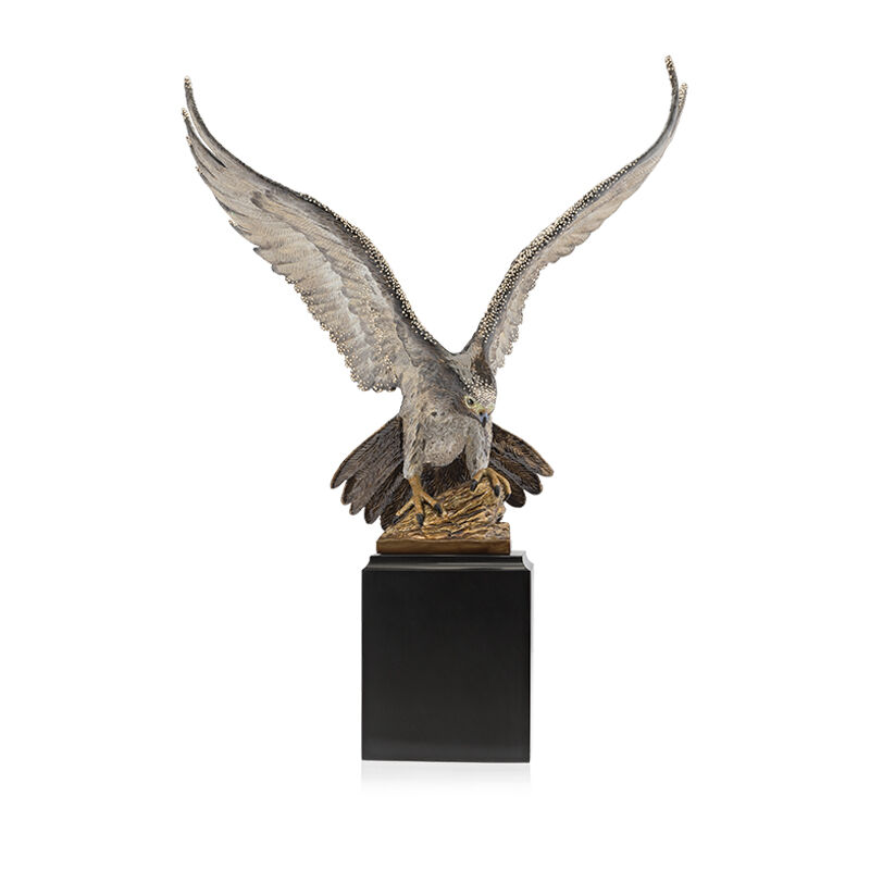 Luxe Falcon Figurine, large